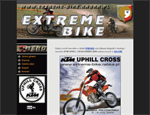 Tablet Screenshot of extreme-bike.rabka.pl