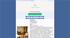 Desktop Screenshot of apartament.turystyka.rabka.pl