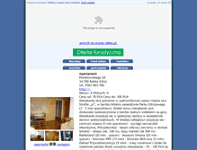 Tablet Screenshot of apartament.turystyka.rabka.pl