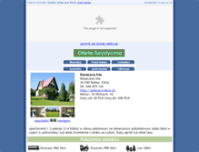 Tablet Screenshot of dziadziusie10f.turystyka.rabka.pl