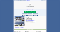 Desktop Screenshot of domwczasowydanusia.turystyka.rabka.pl