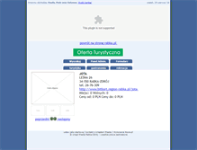 Tablet Screenshot of jota.turystyka.rabka.pl