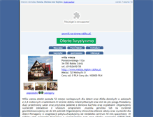 Tablet Screenshot of monia.turystyka.rabka.pl